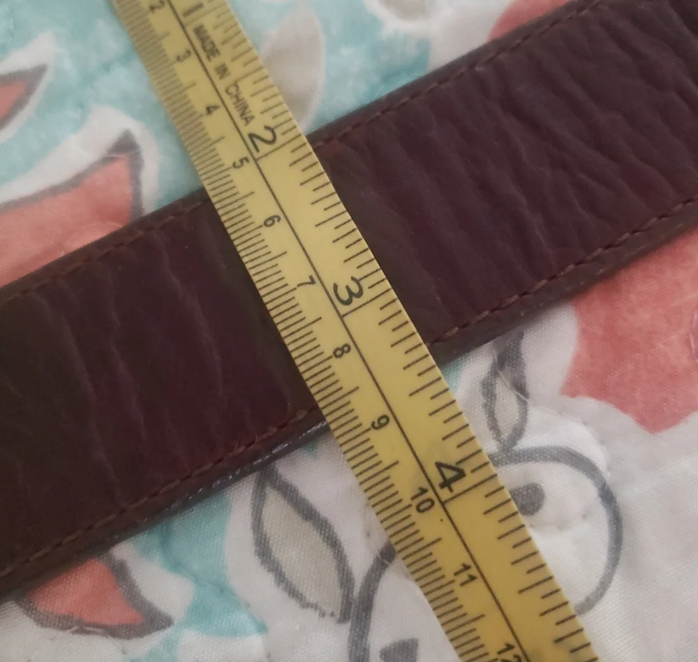 L.L. Bean Leather Belt Shotgun Accent